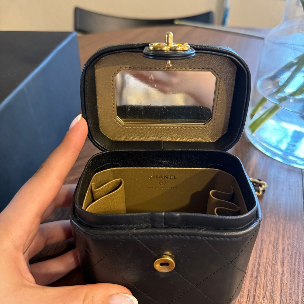 Chanel Black Quilted Leather Mini Bag - Picture 14 of 16